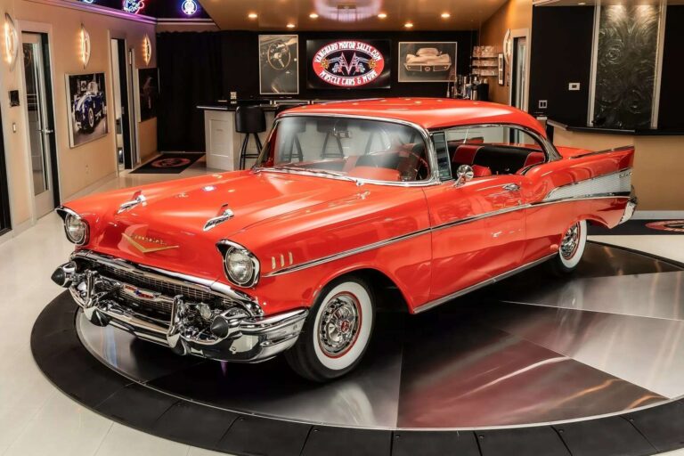 شيفروليه 1957-Bel Air أيقونة خالدة في عالم السيارات الكلاسيكية