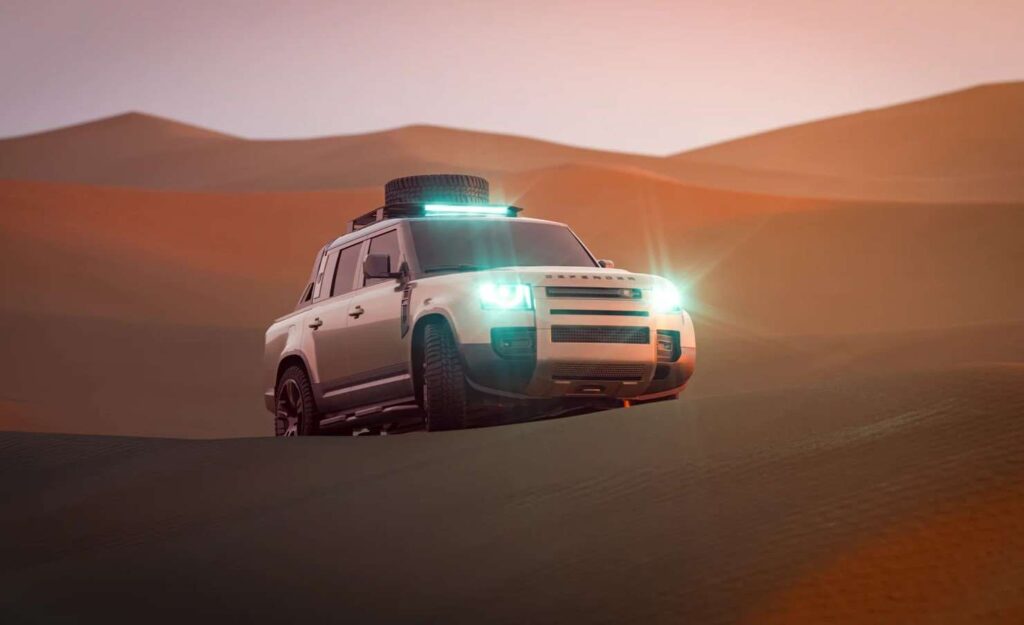 ديفندر بيك أب تعديل من خارج لاند روفر - عرب اوتو هب