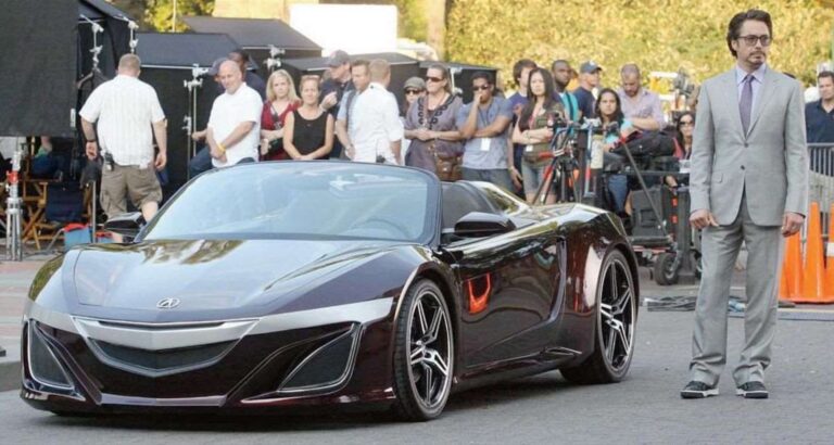أكورا تطرح للبيع سيارة NSX رودستر التي قادها توني ستارك بطل فيلم ايرون مان  
