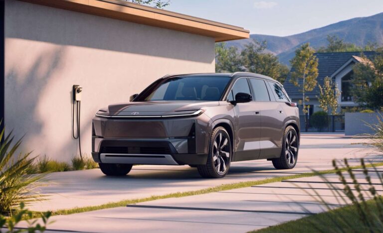 تويوتا هايلاندر 2027 الكهربائية أول SUV بثلاثة صفوف كهربائي بالكامل من تويوتا