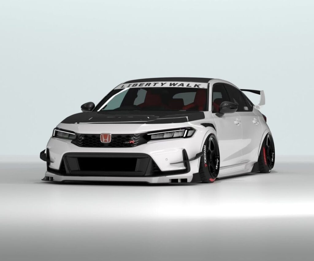 هوندا سيفيك Type R العريضة من Liberty Walk تعديل ياباني يثير الجدل هوندا سيفيك Type R العريضة من Liberty Walk تعديل ياباني يثير الجدل - عرب اوتو هب