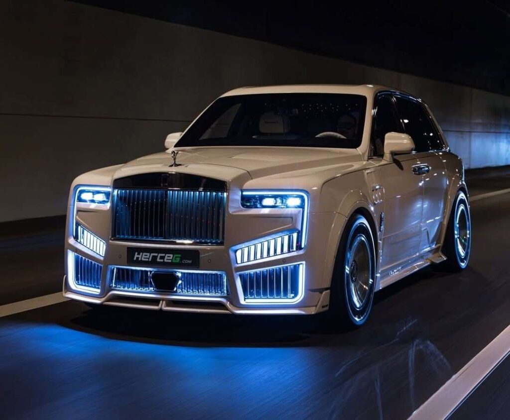 رولزرويس كولينان من مانصوري بملامح أكثر عدوانية و أسنان بيضاء تثير الجدل - عرب اوتو هب