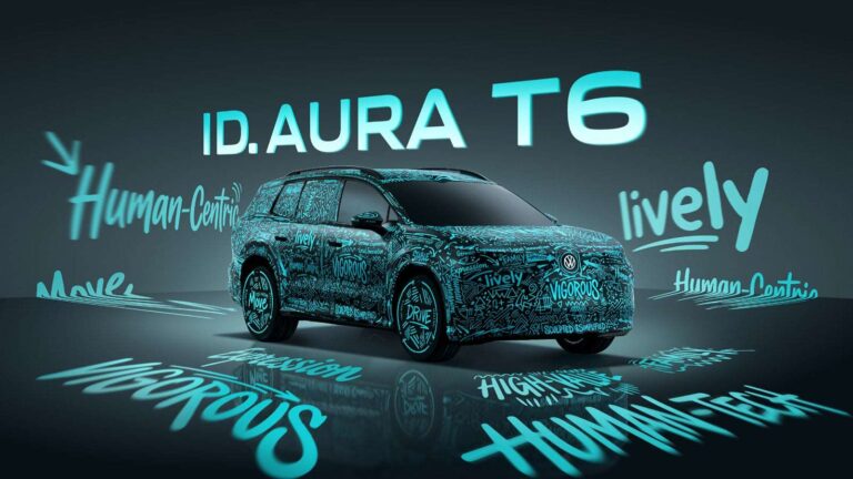 فولكس فاجن ID. Aura T6 الكهربائية المجهزة بتقنيات اكس بينج بروية ألمانية و روح صينية
