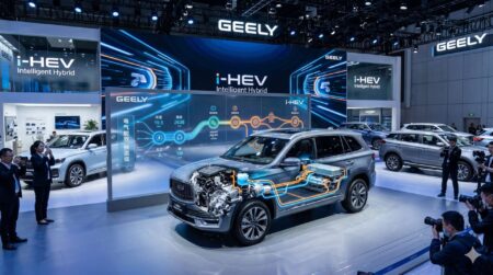 محرك جيلي i-HEV الهجين الذي حصل على شهادة جينيس بحرق 2.22 لتر فقط لكل 100 كم - عرب اوتو هب