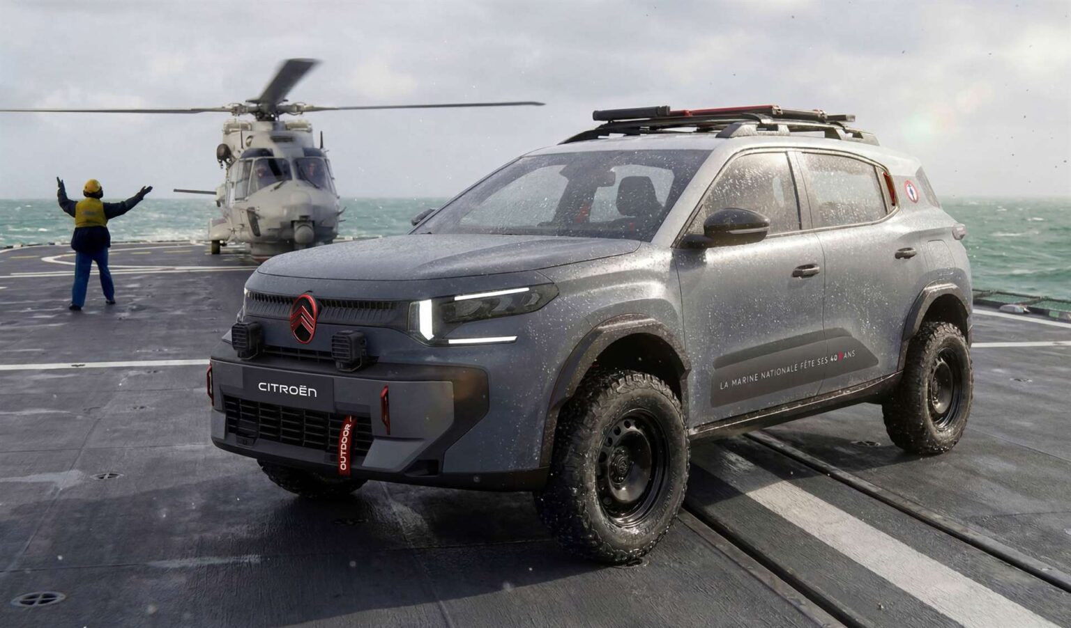 سيتروين C3 Aircross Marine nationale احتفالًا بمرور 400 عام على البحرية الفرنسية - عرب اوتو هب