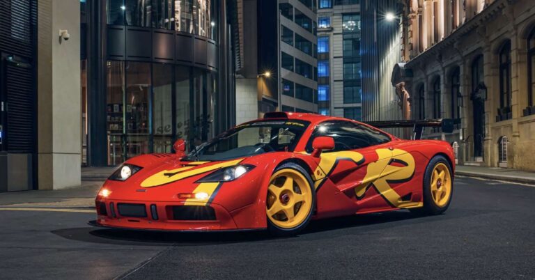 ماكلارين F1 GTR الخاصة بعازف فرقة بينك فلويد تعرضت لحادثين و مع ذلك قد تصبح أغلى ماكلارين في التاريخ