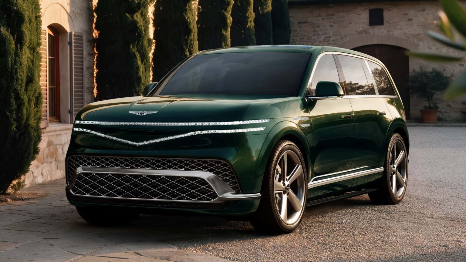 جينيسيس GV90 موديل 2027 تنطلق كأفخم SUV رائدة بقوة 657 حصانًا - عرب اوتو هب