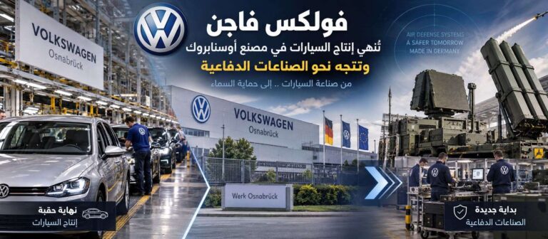 مصنع فولكس فاجن يتحول من إنتاج السيارات المكشوفة إلى أنظمة الدفاع الجوي