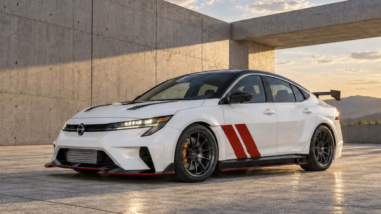 نيسان سنترا Spec-V الاختبارية بقوة 300 حصان و عودة أسطورة SE-R بناقل حركة يدوي و تجهيزات مستوحاة من GT-R - عرب اوتو هب